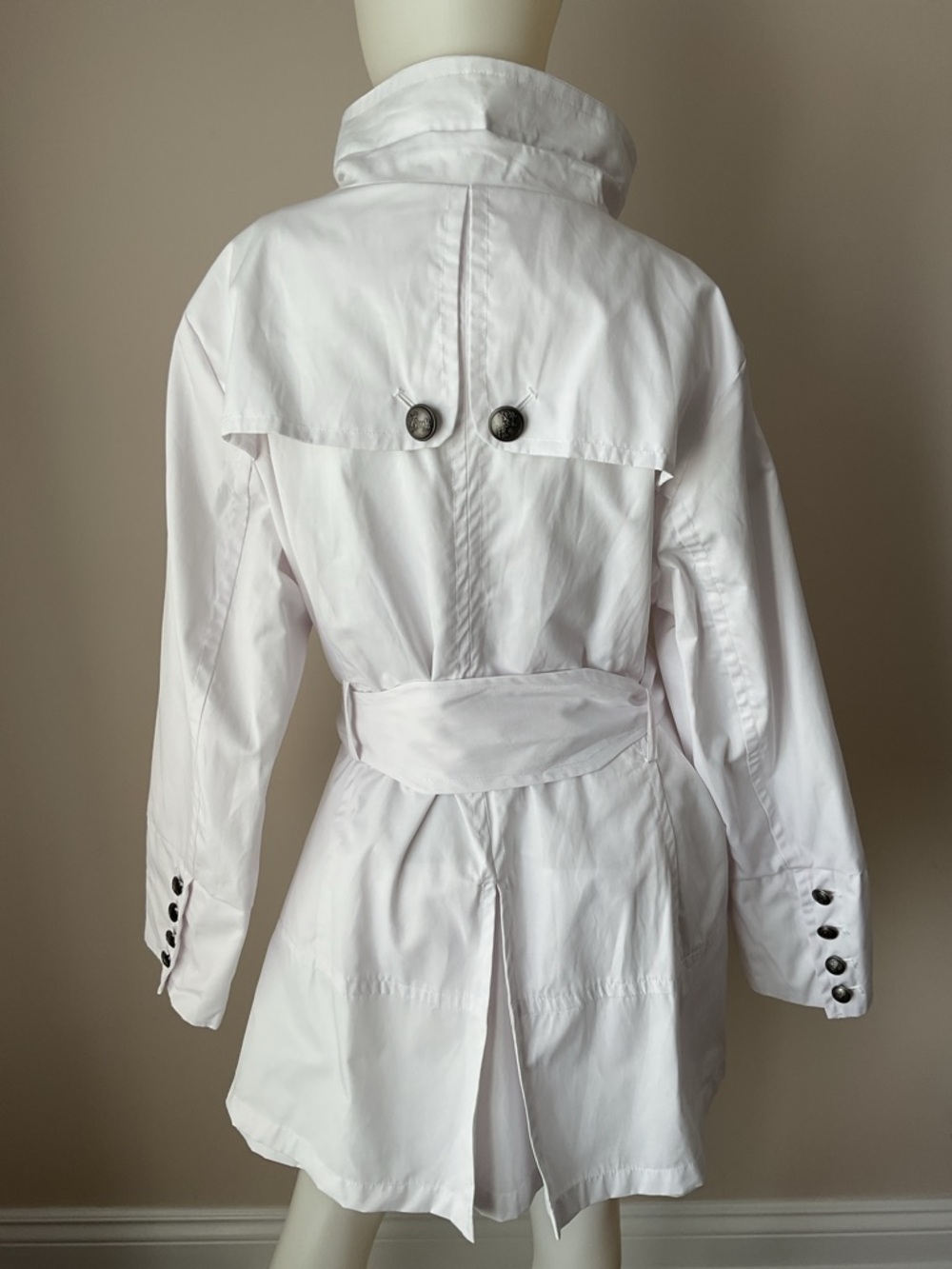 Black Rivet Trench Jacket - Picture 5 of 10